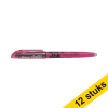 Aanbieding: 12x Pilot Frixion fluostift roze 240086 - 1