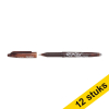 Aanbieding: 12x Pilot balpen Frixion bruin 240059 - 1
