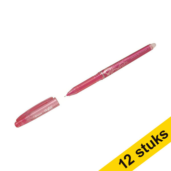 Aanbieding: 12x Pilot rollerpen Frixion Point roze 240090 - 1
