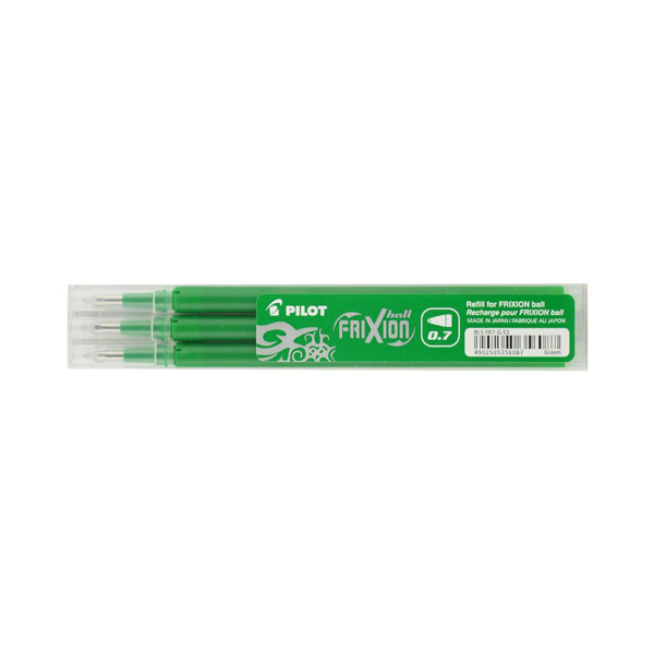 Pilot Frixion balpen navulling groen (3 stuks) 5356087 637776 405020 - 1