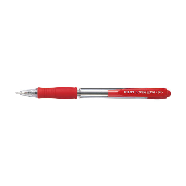 Pilot Super Grip balpen intrekbaar fijn rood 279900 - 1