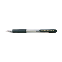 Pilot Super Grip balpen intrekbaar medium zwart 405510