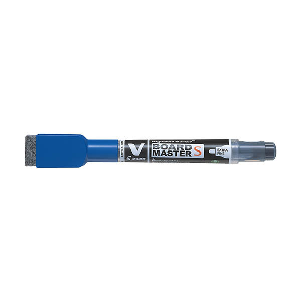 Pilot V-Board Master S whiteboardmarker extra fijn blauw + wisser 279978 - 1