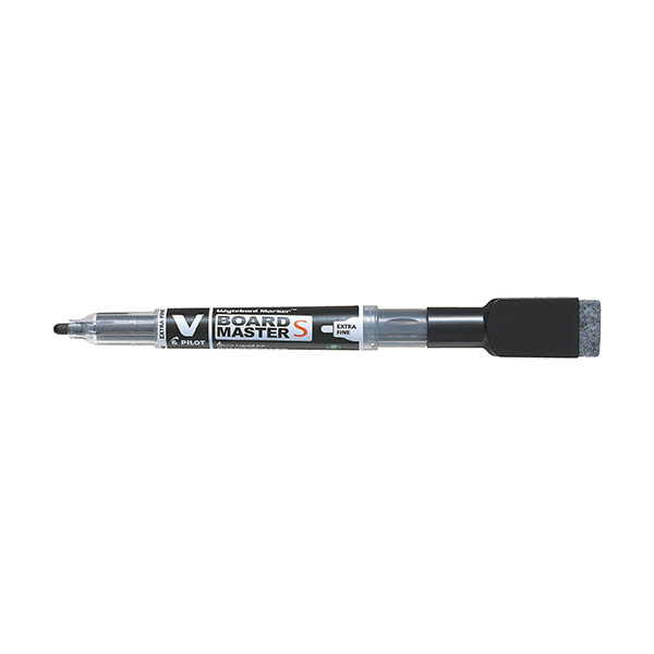 Pilot V-Board Master S whiteboardmarker extra fijn zwart + wisser 279977 - 1
