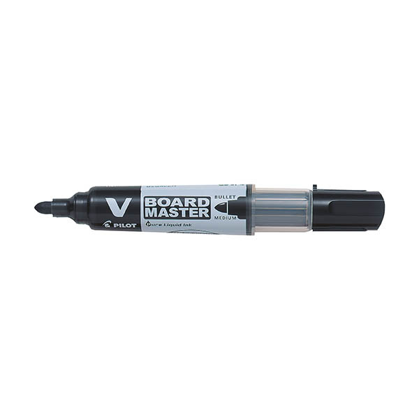 Pilot V-Board Master whiteboardmarker ronde punt medium zwart 279970 - 1