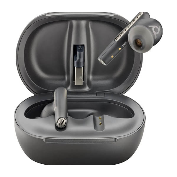 Poly Voyager Free 60+ UC draadloze oortjes zwart 828653 - 2