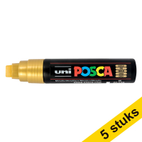 Aanbieding: 5x POSCA PC-17K acrylmarker goud (15 mm recht)