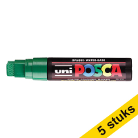 Aanbieding: 5x POSCA PC-17K verfmarker donkergroen (15 mm recht)