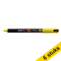 Aanbieding: 6x POSCA PC-1MR verfmarker geel (0,7 mm rond)
