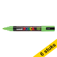 Aanbieding: 6x POSCA PC-5M acrylmarker appelgroen (1,8 - 2,5 mm rond)