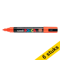 Aanbieding: 6x POSCA PC-5M acrylmarker donkeroranje (1,8 - 2,5 mm rond)