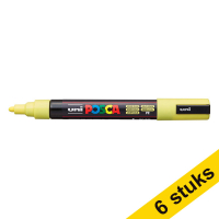Aanbieding: 6x POSCA PC-5M verfmarker zonnegeel (1,8 - 2,5 mm rond)