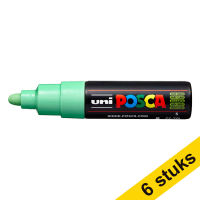 Aanbieding: 6x POSCA PC-7M acrylmarker lichtgroen (4,5 - 5,5 mm rond)