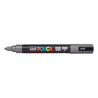 Posca PC-5M verfmarker diepgrijs (1,8 - 2,5 mm rond) PC5MGP 424485