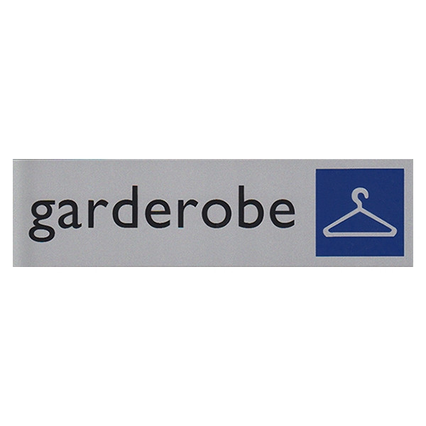 Posta Picto bordje garderobe (16,5 x 4,5 cm) 00039066 400278 - 1