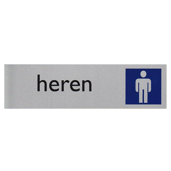 Posta Picto bordje toiletten heren (16,5 x 4,5 cm) 00039061 400273 - 1