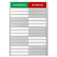 Posta Picto schuifbord aanwezig/afwezig (15 plaatjes) 39213 400702