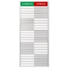 Posta Picto schuifbord aanwezig/afwezig (25 plaatjes) 400704 - 1