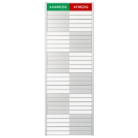 Posta Picto schuifbord aanwezig/afwezig (30 plaatjes) 39216 400705