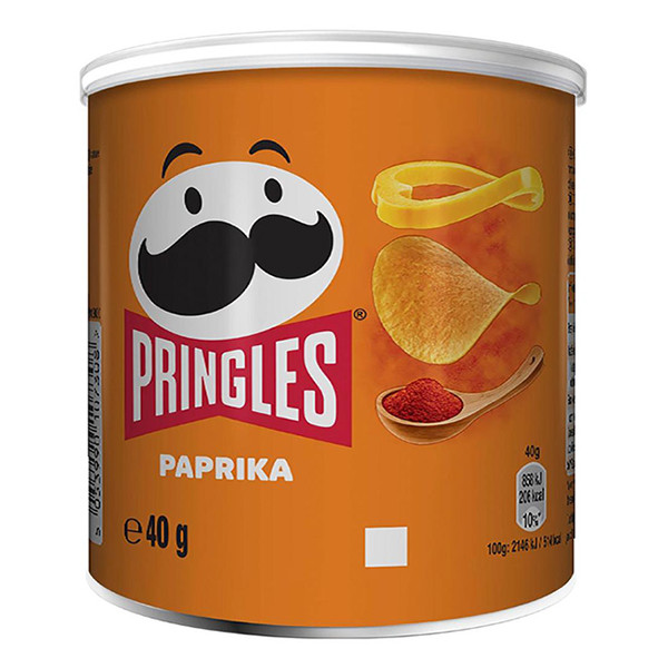 Pringles Paprika chips 40 gram (12 stuks) 529229 423271 - 1