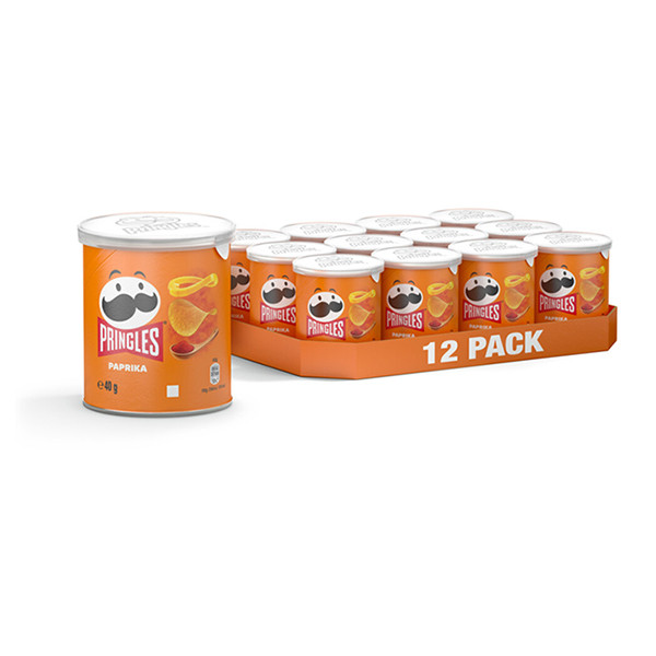 Pringles Paprika chips 40 gram (12 stuks) 529229 423271 - 2