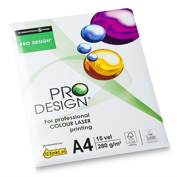 Pro-Design papier 1 pak van 15 vellen A4 - 280 g/m²  069011 - 1