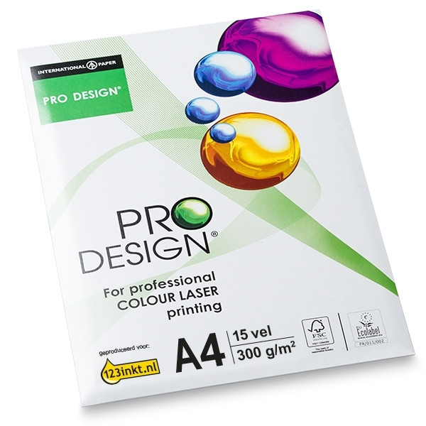 Pro-Design papier 1 pak van 15 vellen A4 - 300 g/m²  069013 - 1