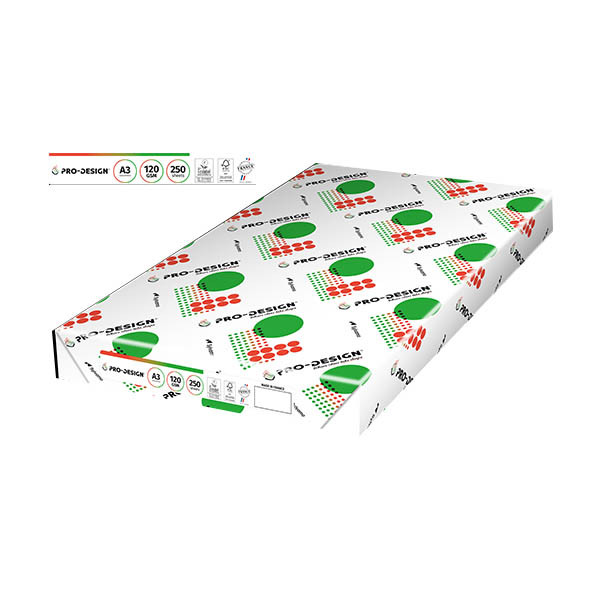 Pro-Design papier 1 pak van 250 vellen A3 - 120 g/m² 069020 - 1