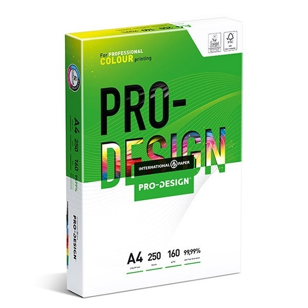 Pro-Design papier 1 pak van 250 vellen A4 - 160 g/m² 88020150 069006 - 1