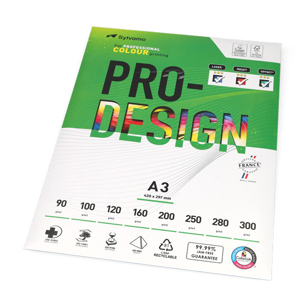 Pro-Design papier 1 pak van 50 vellen A3 - 90 g/m² 069015 - 1