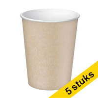 Aanbieding: 5x ProNappe Kartonnen Beker goud 20cl (15 stuks) 404847