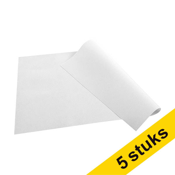 Aanbieding: 5x ProNappe papieren placemats wit 30 x 40 cm (100 stuks) 404823 - 1