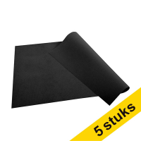 Aanbieding: 5x ProNappe papieren placemats zwart 30 x 40 cm (100 stuks)