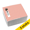 Aanbieding: 5x ProNappe papieren servetten 2-laags vichy 38 x 40 cm (40 stuks) 404813 - 1