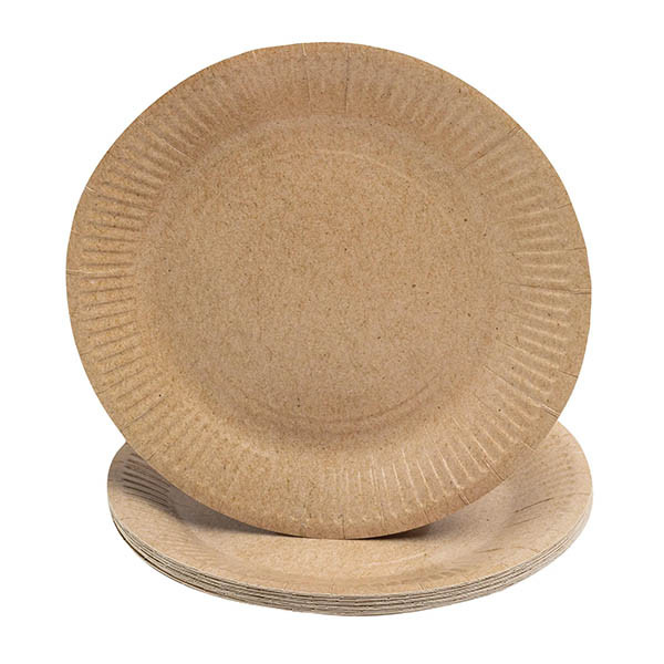 ProNappe Kartonnen bord kraft 23 cm (20 stuks) 404832 - 1
