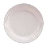 ProNappe Kartonnen bord wit 23 cm (20 stuks)