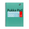 Pukka Pads Jotta Metallic Squared notitieboek A4 geruit 80 grams met spiraal 100 vel 200443 Pukka Pads Jotta Metallic Squared notitieboek A4 geruit 80 grams met spiraal 100 vel 200443 - 1