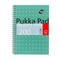 Pukka Pads Jotta Metallic Squared spiraalschrift A5 geruit 80 g/m² 100 vellen 200445