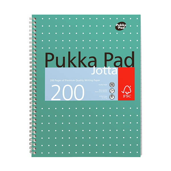 Pukka Pads Jotta Metallic spiraalschrift A4 gelijnd 80 g/m² 100 vellen 200442 Pukka Pads Jotta Metallic spiraalschrift A4 gelijnd 80 g/m² 100 vellen 200442 - 1