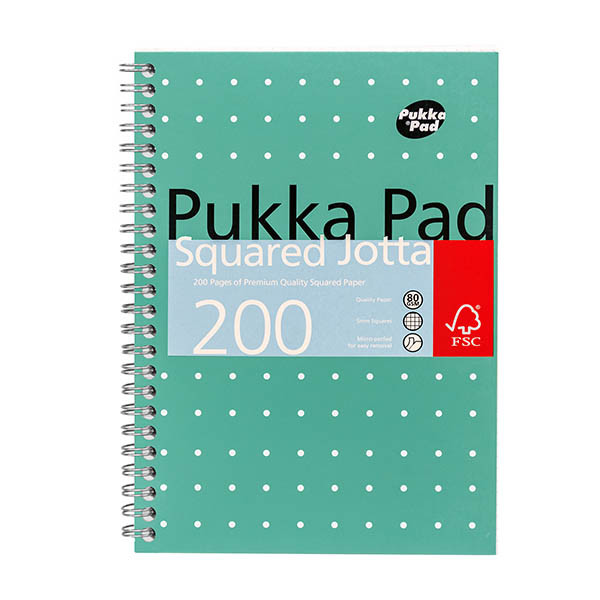 Pukka Pads Jotta Metallic spiraalschrift A5 gelijnd 80 g/m² 100 vellen 200444 Pukka Pads Jotta Metallic spiraalschrift A5 gelijnd 80 g/m² 100 vellen 200444 - 1