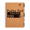 Pukka Pads Kraft Projectboek spiraalschrift A4 gelijnd 80 g/m² 100 vellen 200457 Pukka Pads Kraft Projectboek spiraalschrift A4 gelijnd 80 g/m² 100 vellen 200457 - 1