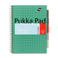 Pukka Pads Projectboek Metallic notitieboek A4 gelinieerd 80 grams met spiraal 100 vel 200446 Pukka Pads Projectboek Metallic notitieboek A4 gelinieerd 80 grams met spiraal 100 vel 200446