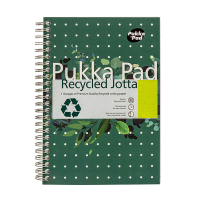 Pukka Pads Recycled Jotta notitieboek A5 gelinieerd 80 grams met spiraal 55 vel 200453 Pukka Pads Recycled Jotta notitieboek A5 gelinieerd 80 grams met spiraal 55 vel 200453
