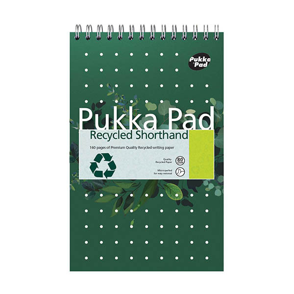 Pukka Pads Recycled Shorthand spiraalblok A4 gelijnd 80 g/m² 80 vellen 200454 Pukka Pads Recycled Shorthand spiraalblok A4 gelijnd 80 g/m² 80 vellen 200454 - 1