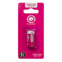 CR123A batterij | Q-Nomic (Lithium, 3V) AQN00008