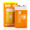 Q-Nomic Power 9V / 6LR61 / E-blok alkalinebatteij (2 stuks) AQN00042 - 1