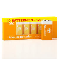 Q-Nomic Power 9V / 6LR61 / E-blok alkalinebatterij (10 stuks) AQN00043