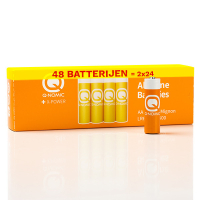 Q-Nomic Power AA / MN1500 / LR6 alkalinebatterij (48 stuks) AQN00025