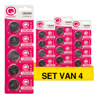 Q-Nomic Power CR2450 3V lithium knoopcelbatterij 20 stuks AQN00062