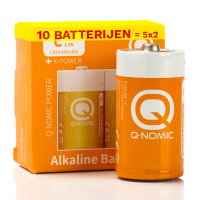 Q-Nomic Power LR14 / C alkalinebatterij (10 stuks) AQN00037